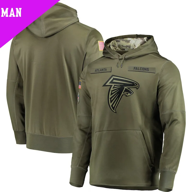 Falcons salute to service jacket deals