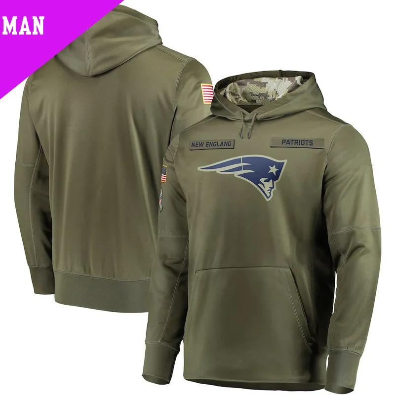 Women s Cincinnati Bengals Olive 2018 Salute to Service Team Logo Performance Pullover Hoodie